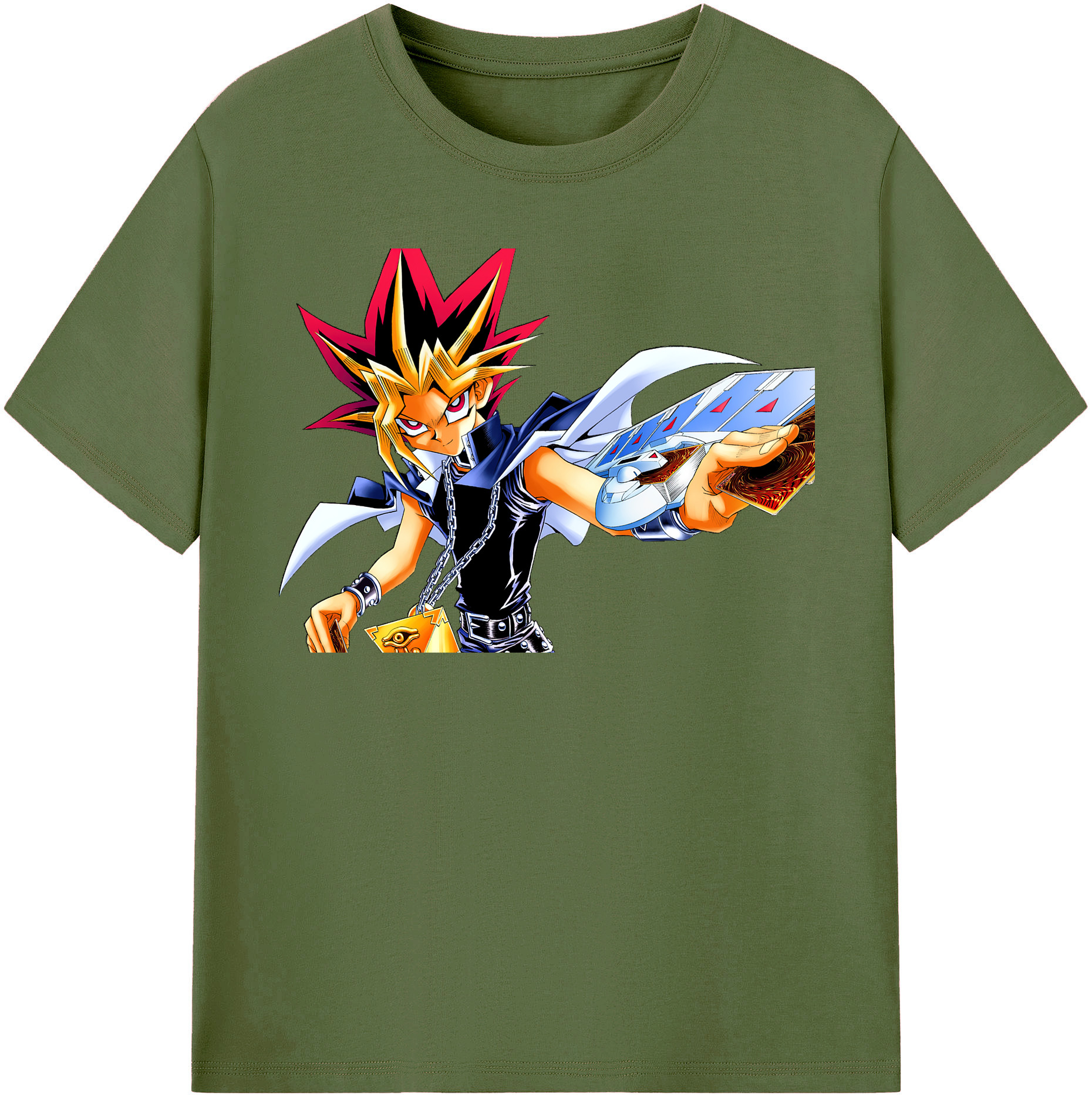 （画像用） 遊☆戯☆王 Yu-Gi-Oh! 綿100％半袖Tシャツ（フロントプリント）